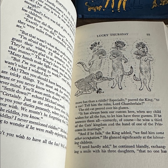 Set of 4 Mary Poppins Hardcovers//Book of the Month Club Editions P. L. Travers - Picture 4 of 6